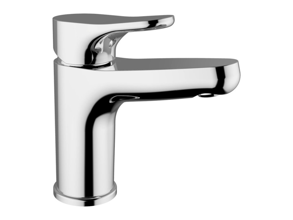 Teorema Tag - umyvadlová baterie stojánková s odtokovou garniturou, výška 93 mm, chrom 8L301