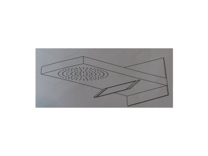 Alpi DUO - Hlavová sprcha 410x200 mm, chrom SF 061
