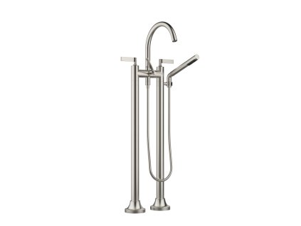 Dornbracht Vaia - Vanová baterie volně stojící, kartáčovaná platina 25943819-06