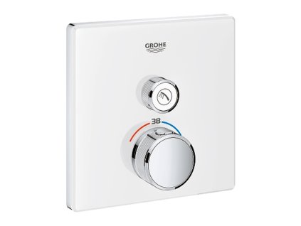 GROHE Grohtherm SmartControl - Termostat pro podomítkovou instalaci s jedním ventilem, měsíční bílá/chrom 29153LS0