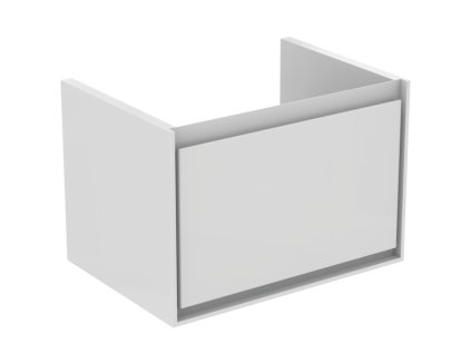 Ideal Standard Connect Air - Skříňka pod umyvadlo CUBE 650 mm, 1 zásuvka, lesklá bílá E0847B2