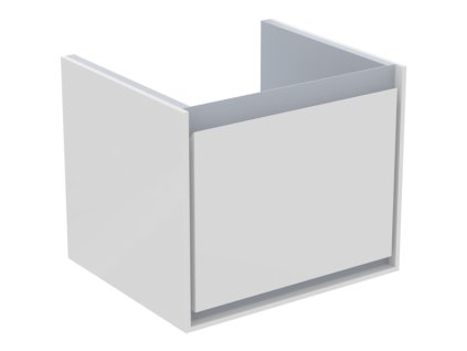 Ideal Standard Connect Air - Skříňka pod umyvadlo CUBE 550 mm, 1 zásuvka, lesklá bílá E0844KN