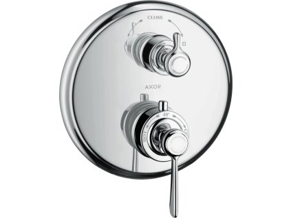 AXOR Montreux Termostat s podomítkovou instalací, s páčkovou rukojetí, s uzavíracím a přepínacím ventilem, chrom 16821000