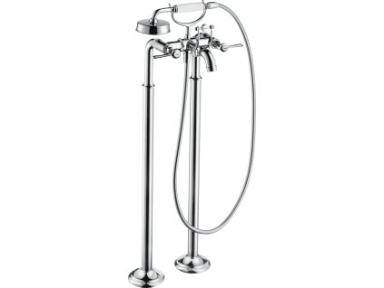 AXOR Montreux Vanová baterie se dvěma ovládacími prvky volně stojící na podlaze, s páčkovými rukojeťmi, chrom 16553000