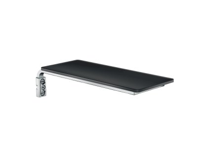 Hansgrohe Casetta polička na mýdlo E, černá/chrom 26511600