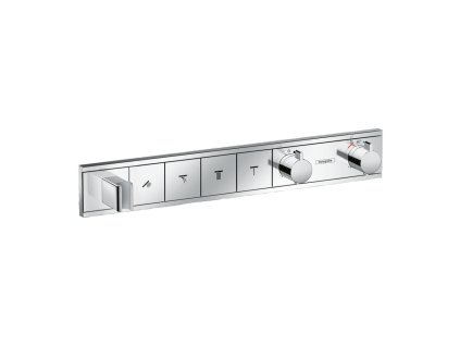 Hansgrohe RainSelect termostat pod omítku pro 4 spotřebiče, chrom 15357000