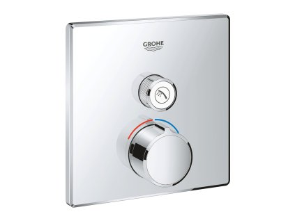 GROHE SmartControl - Krytka podomítkové baterie s jedním ventilem, Chrom 29147000