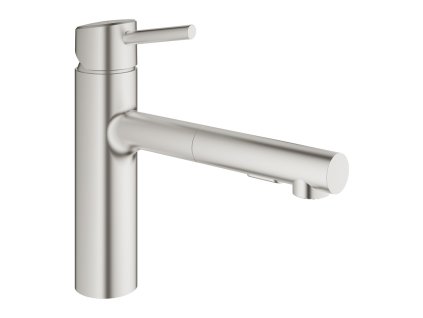 GROHE Concetto - Páková dřezová baterie, DN 15, SuperSteel 30273DC1