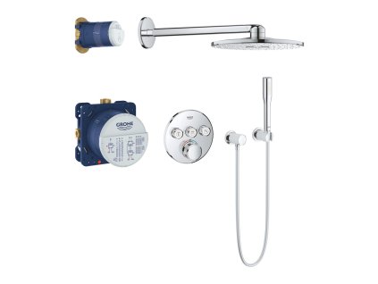 GROHE Grohtherm SmartControl - Sprchový systém s hlavovou sprchou Rainshower SmartActive 310, Chrom 34705000