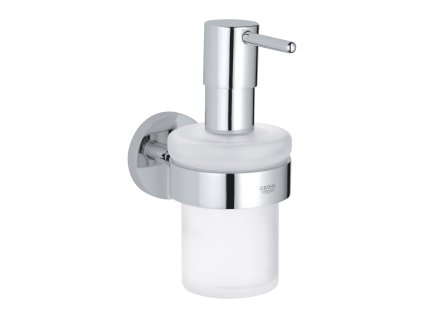 GROHE Essentials - Dávkovač tekutého mýdla s držákem, Chrom 40448001