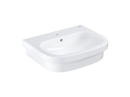 GROHE Euro Ceramic - Umyvadlo na desku 60 cm s PureGuard, alpská bílá 3933700H