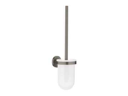 GROHE Essentials - Souprava na čištění toalety, kartáčovaný Hard Graphite 40374AL1