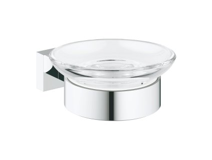 GROHE Essentials Cube - Miska na mýdlo s držákem, Chrom 40754001
