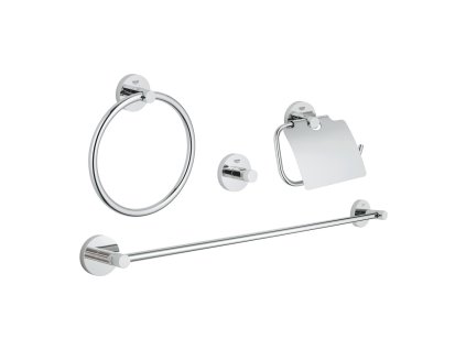 GROHE Essentials - Sada doplňků do koupelny 4 v 1, Chrom 40776001