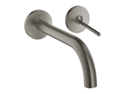 GROHE Atrio - Dvouotvorová baterie s joystickem, kartáčovaný Hard Graphite 19918AL3