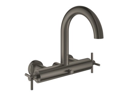 GROHE Atrio - Umyvadlová baterie, DN 15, kartáčovaný Hard Graphite 25010AL3