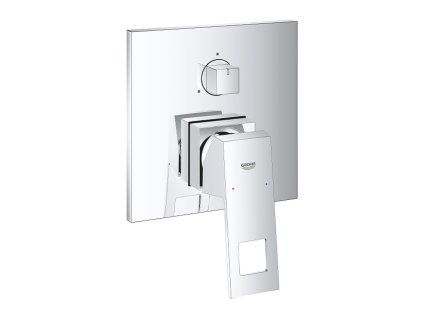 GROHE Eurocube - Páková baterie s 3směrným přepínačem, Chrom 24094000
