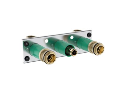 Hansgrohe Základní těleso pro univerzální termostat ShowerTablet 600 na stěnu pro 2 spotřebiče, 13129180