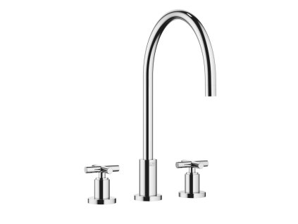 Dornbracht Tara - Dřezová baterie 3-otvorová stojánková, chrom 20815892-00