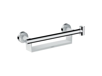 Hansgrohe Unica Madlo Comfort s poličkou a sprchovým držákem, bílá/chrom 26328400