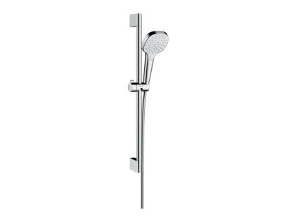 Hansgrohe Croma Select E sprchová sada 1 jet EcoSmart se sprchovou tyčí 65 cm, bílá/chrom 26585400