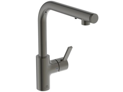 Ideal Standard Gusto iMX - Dřezová baterie s integrovaným dávkovačem mýdla, magnetově šedá A7817A5