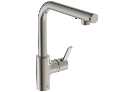 Ideal Standard Gusto iMX - Dřezová baterie s integrovaným dávkovačem mýdla, ušlechtilá ocel A7817GN