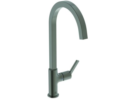 Ideal Standard Gusto - Dřezová baterie s vysokým hranatým otočným výtokem, magnetově šedá BD411A5