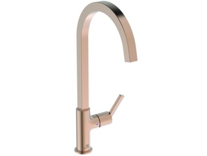 Ideal Standard Gusto - Dřezová baterie s vysokým hranatým otočným výtokem, Sunset Rose BD411J4