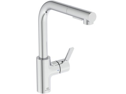 Ideal Standard Gusto - Dřezová baterie s vysokým otočným vytahovacím výtokem, chrom BD420AA