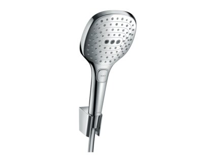Hansgrohe Raindance Select E sada se sprchovým držákem 120 3jet se sprchovou hadicí 125 cm, chrom 26700000