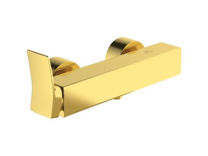 Ideal Standard Conca - Sprchová baterie nástěnná, kartáčovaná zlatá BC761A2