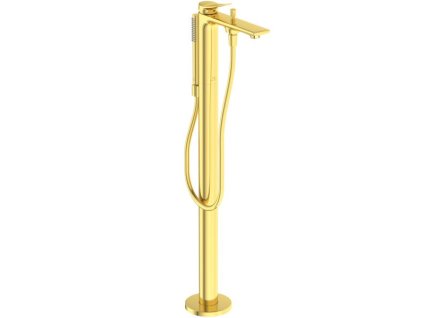 Ideal Standard Conca - Vanová baterie volně stojící, kartáčovaná zlatá BD460A2