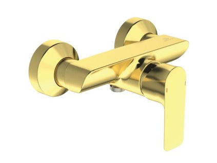 Ideal Standard Connect Air - Sprchová baterie nástěnná, kartáčovaná zlatá A7032A2