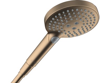 Hansgrohe Raindance Select S Ruční sprcha 120 3jet PowderRain, kartáčovaný bronz 26014140