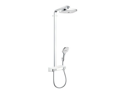 Hansgrohe Raindance Select E - Showerpipe 300 2jet EcoSmart 9 l / min s termostatem ShowerTablet Select 300, bílá / chrom 27283400