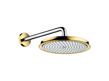 Hansgrohe Raindance Classic Horní sprcha 240 1jet se sprchovým ramenem, chrom/vzhled zlata 27424090