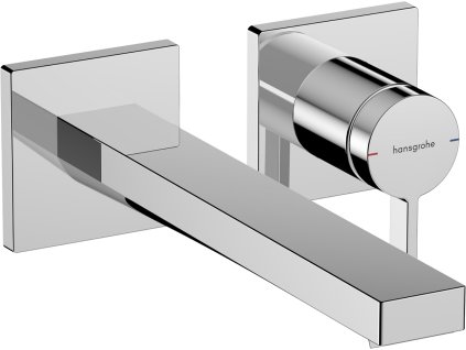 Hansgrohe Tecturis E Páková umyvadlová baterie pod omítku, montáž na stěnu EcoSmart+ s výtokem 22,5 cm, chrom 73051000