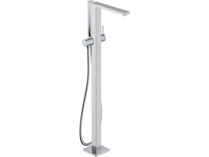 Hansgrohe Tecturis E Páková vanová baterie volně stojící na podlaze, chrom 73445000