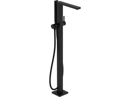 Hansgrohe Tecturis E Páková vanová baterie volně stojící na podlaze, matná černá 73445670