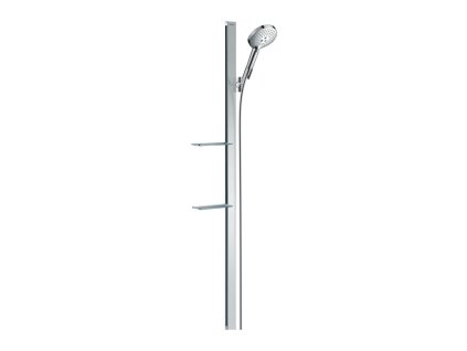 Hansgrohe Raindance Select S sprchová sada 120 3jet se sprchovou tyčí 150 cm a miskou na mýdlo, chrom 27646000