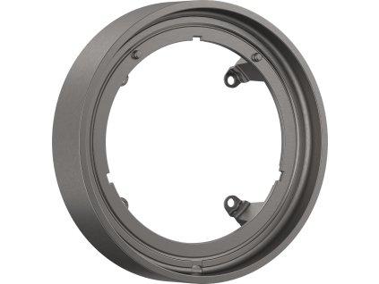 Hansgrohe Prodloužovací rozeta 22 mm, kartáčovaný černý chrom 13624340