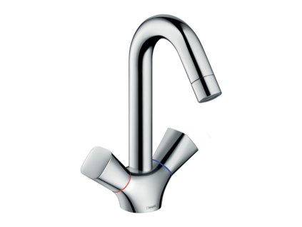 Hansgrohe Logis Umyvadlová baterie se dvěma kohouty 150 s odtokovou soupravou s táhlem, chrom 71222000