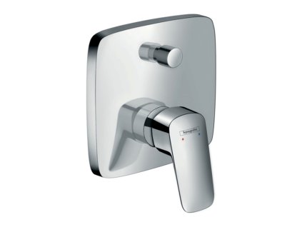 Hansgrohe Logis páková vanová baterie pod omítku se zabudovanou bezpečnostní kombinací podle EN1717 pro iBox universal, chrom 71407000