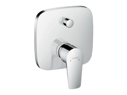 Hansgrohe Talis E Páková vanová baterie pod omítku, se zabudovanou bezpečnostní kombinací podle EN1717, chrom 71474000