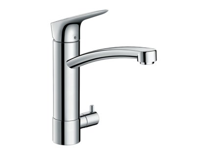 Hansgrohe Logis - Páková kuchyňská baterie 220 s uzavíracím ventilem pro spotřebič, chrom 71834000