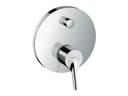 Hansgrohe Talis S Páková vanová baterie pod omítku, se zabudovanou bezpečnostní kombinací podle EN1717, chrom 72406000