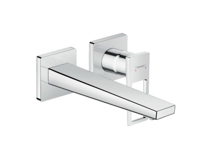 Hansgrohe Metropol Páková umyvadlová baterie s třmenovou rukojetí pod omítku, montáž na stěnu, s výtokem 225 mm, chrom 74526000