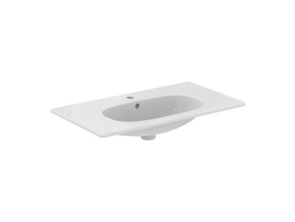 Ideal Standard Tesi - Nábytkové umyvadlo 825x450 mm, s přepadem, bílá T350901