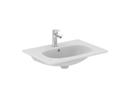 Ideal Standard Tesi - Nábytkové umyvadlo 625x450 mm, s přepadem, bílá T351001